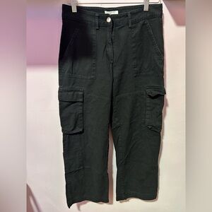 H&M Women Black Cargo Pants